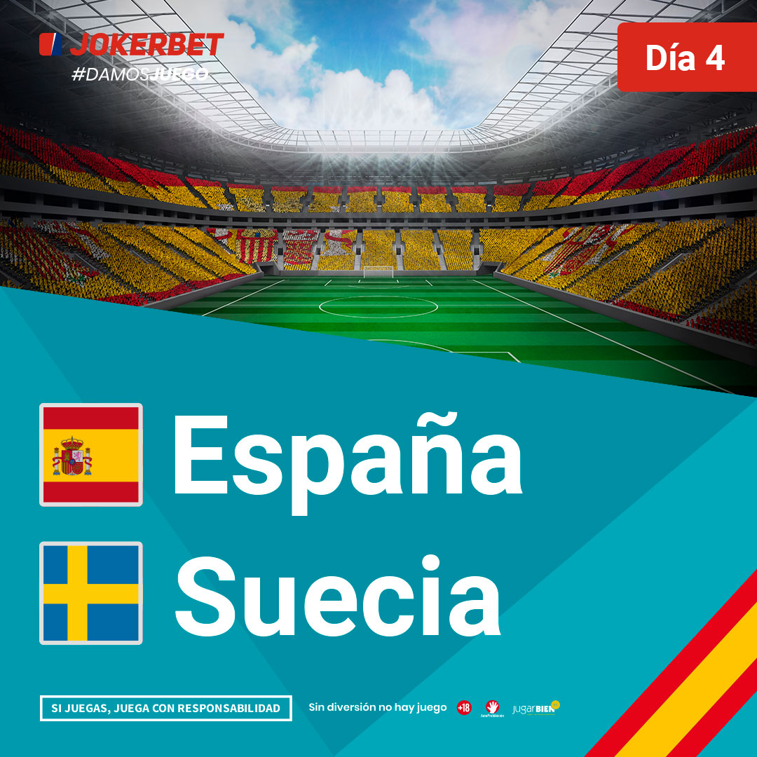 España vs Suecia Eurocopa 2021 JOKERBET