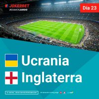 Día 23 Eurocopa 2021 JOKERBET Apuestas Deportivas Ucrania Inglaterra